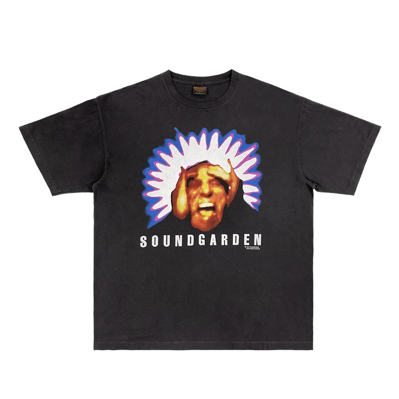 Soundgarden Graphic Band T-Shirt — Black