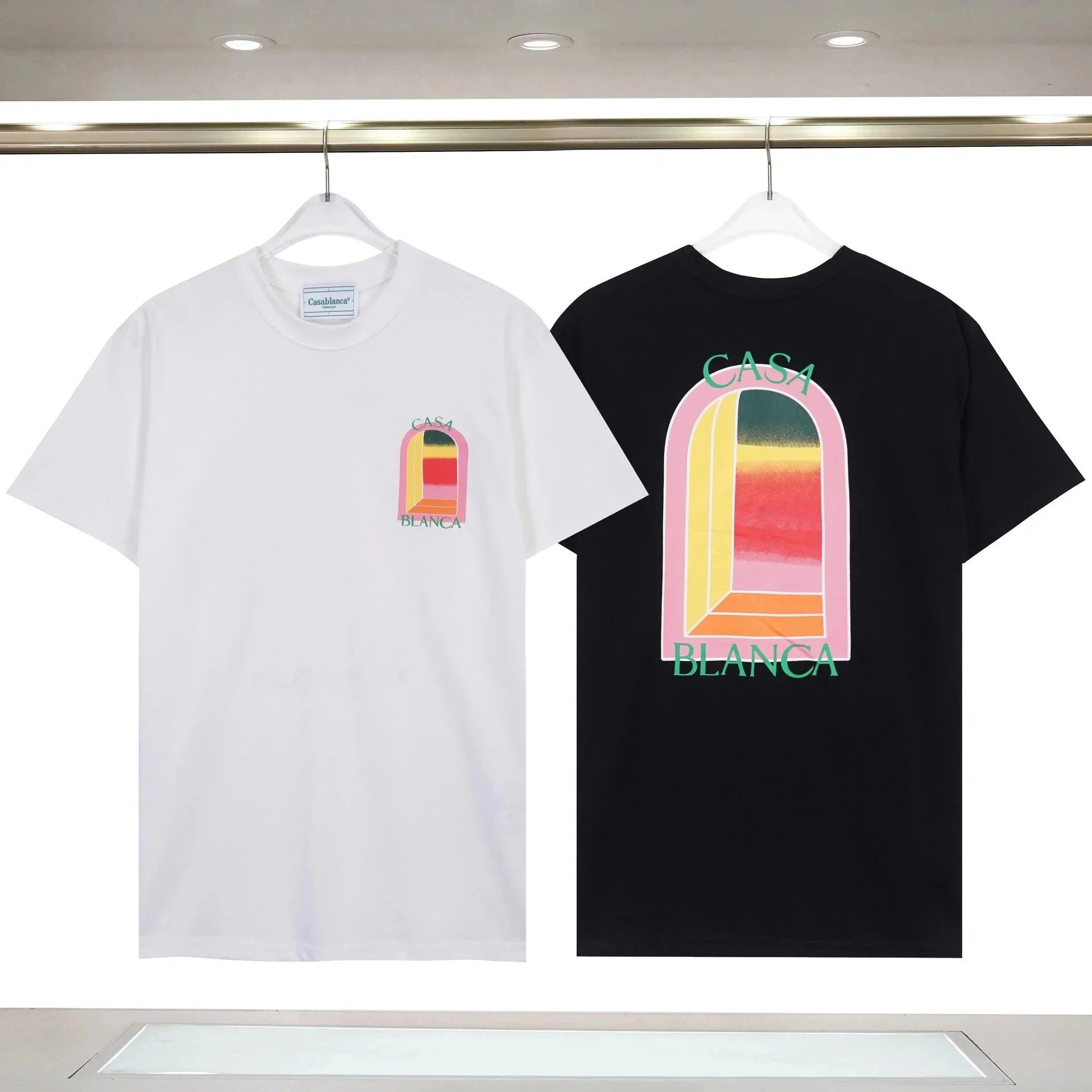 Casa Looking at the Beauty of the World Graphic T-Shirt Black - 4