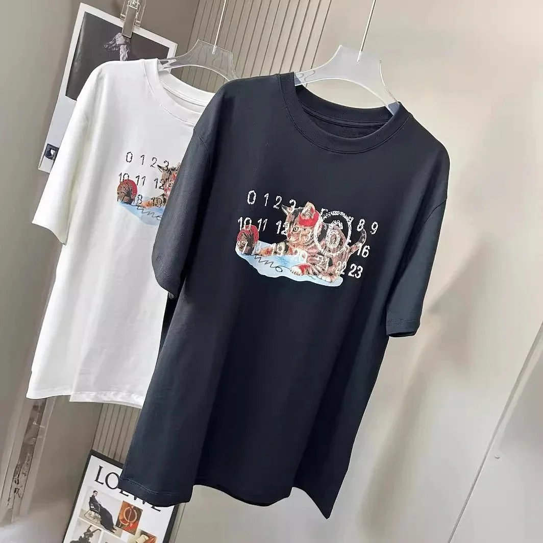 Off-White Cat Print Oversized T-Shirt White product detail 2 in Litbuy spreadsheet finds