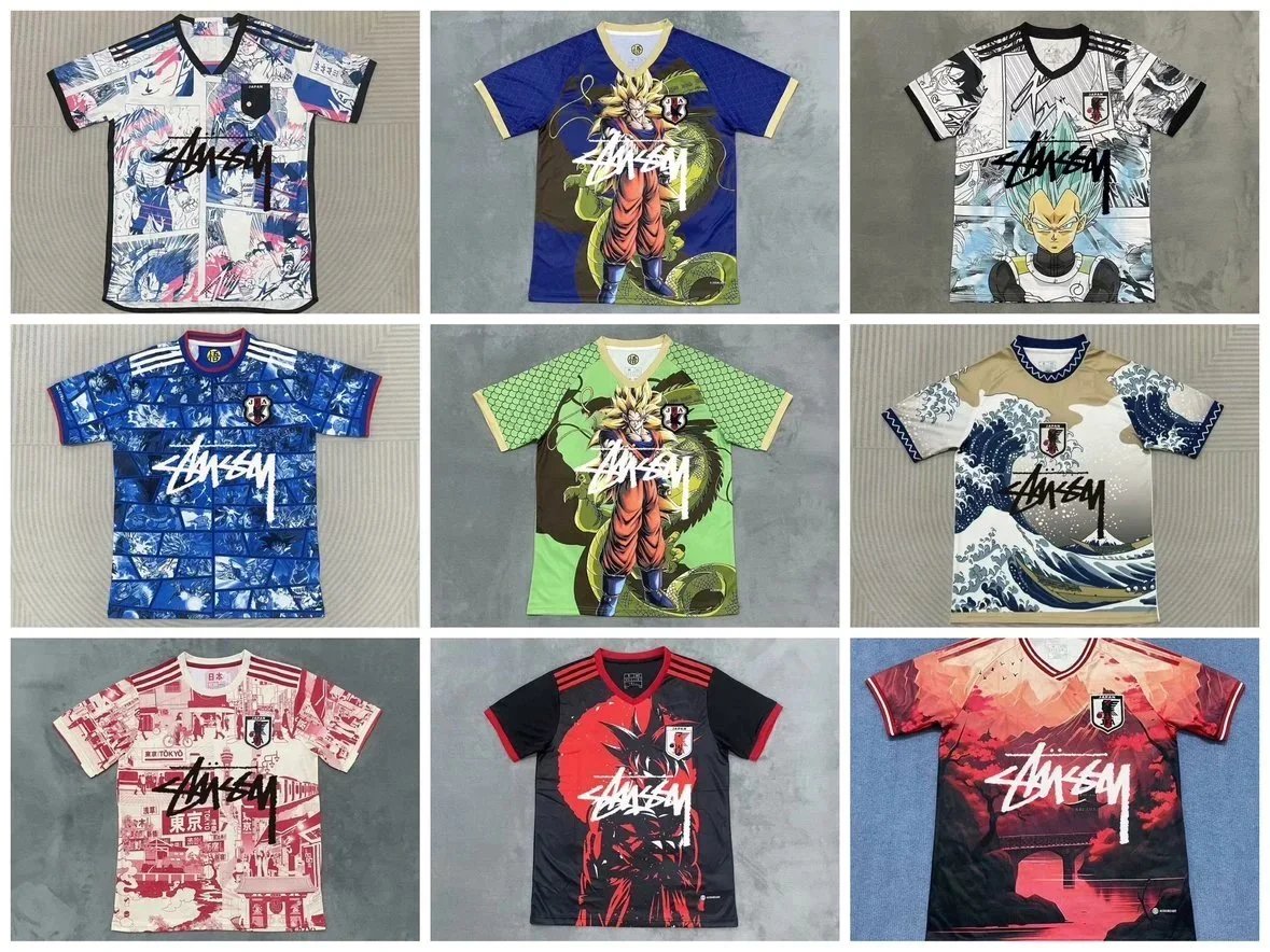 Stussy x Japan National Team x Doraemon Comic Print Jersey - 2