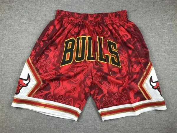 Chicago Bulls Chinese New Year Edition Mesh Shorts Red - 1