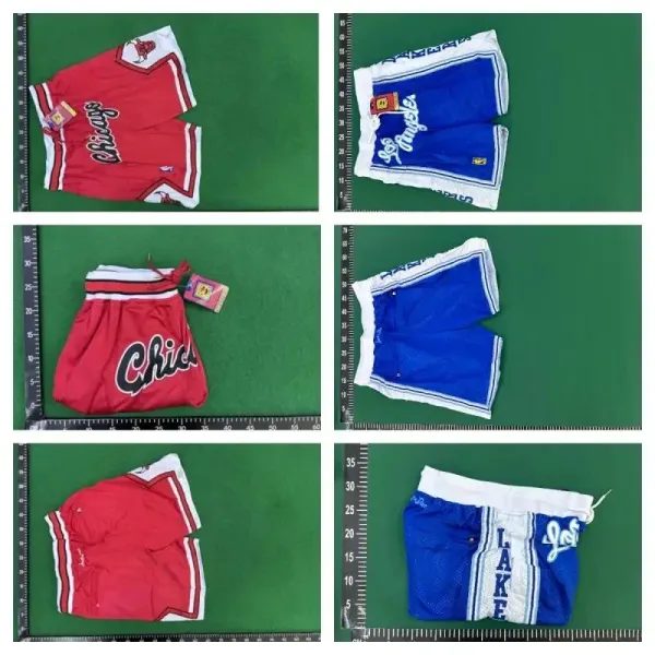 Chicago Bulls NBA Mesh Shorts Green/Red - 3