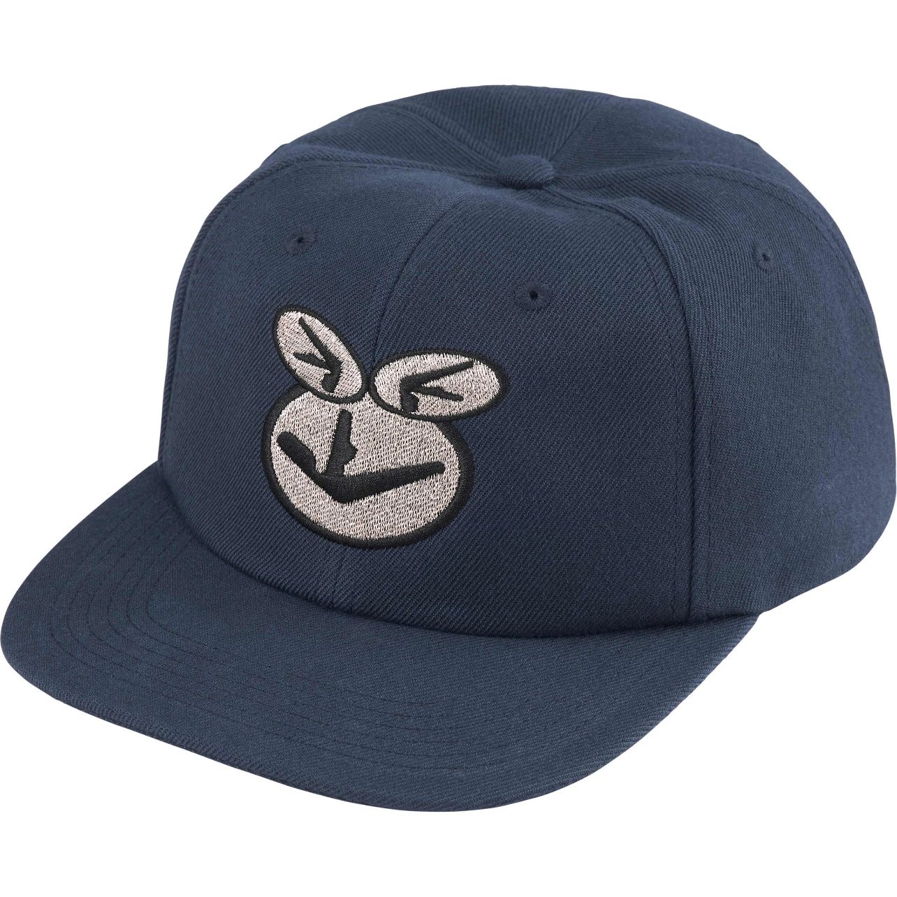 Corteiz Logo Embroidered Navy Baseball Cap - 1