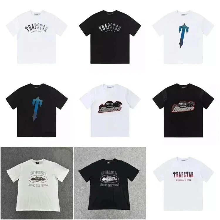 Trapstar Black and White Short Sleeve T-Shirts