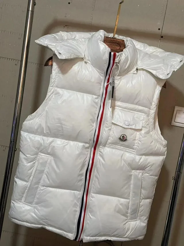 Moncler Vests Hooded puffer vest product detail image 8