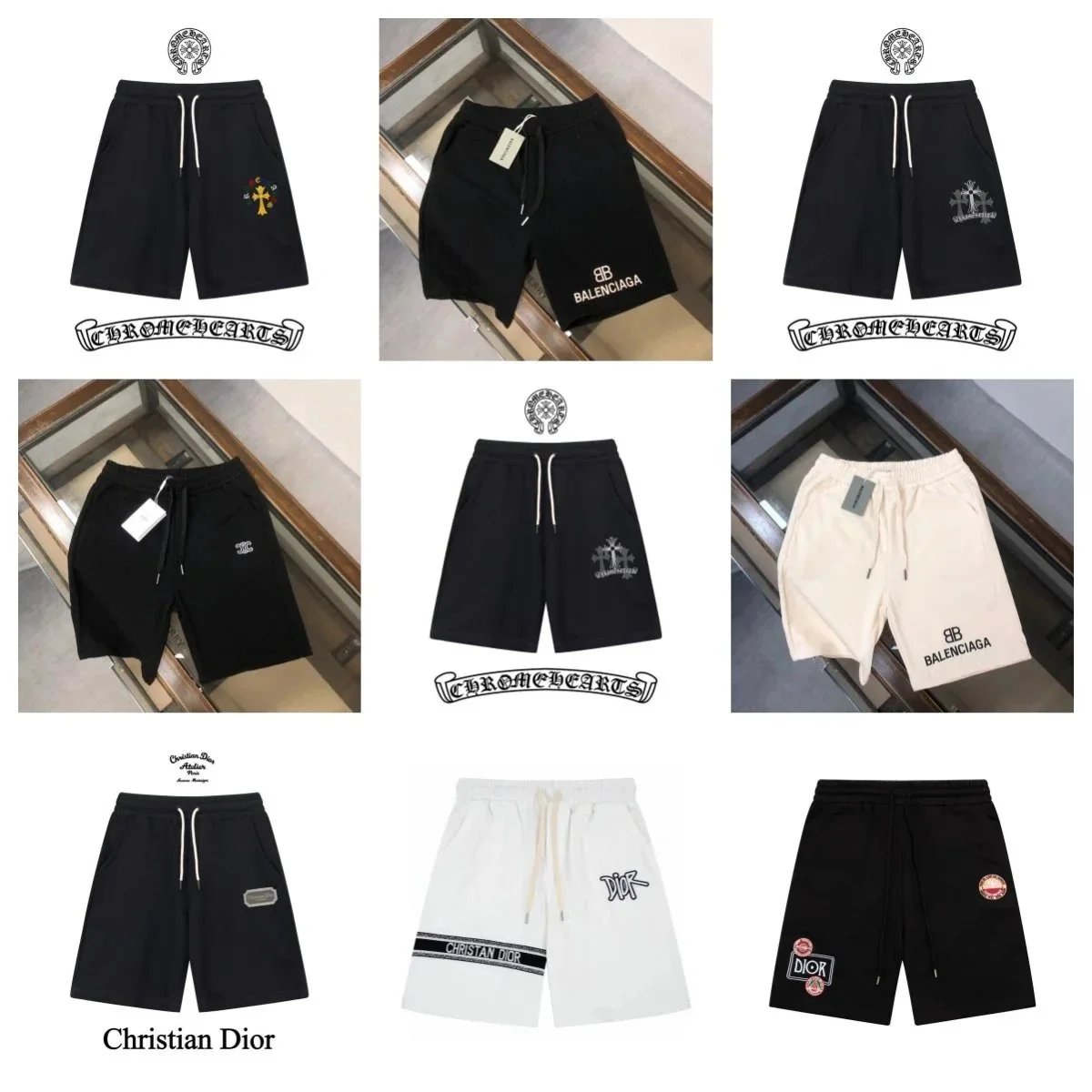 Chrome Hearts Cross Shorts / B