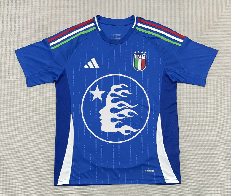 Adidas Argentina National Team Home Jersey Blue White Striped Football Jersey - 6