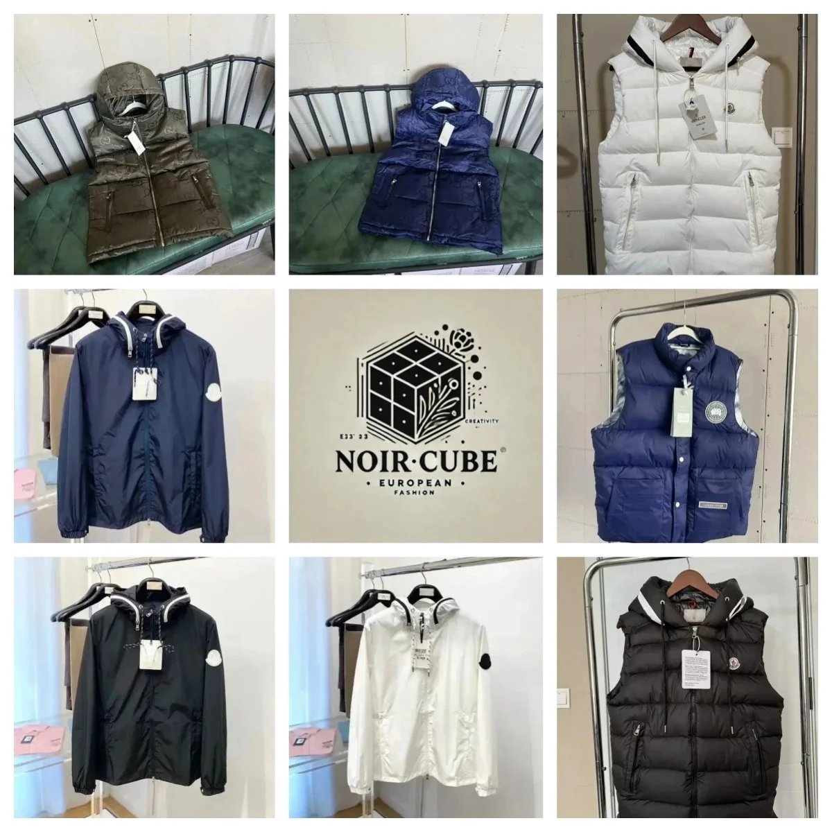 Moncler Black Puffer Jacket