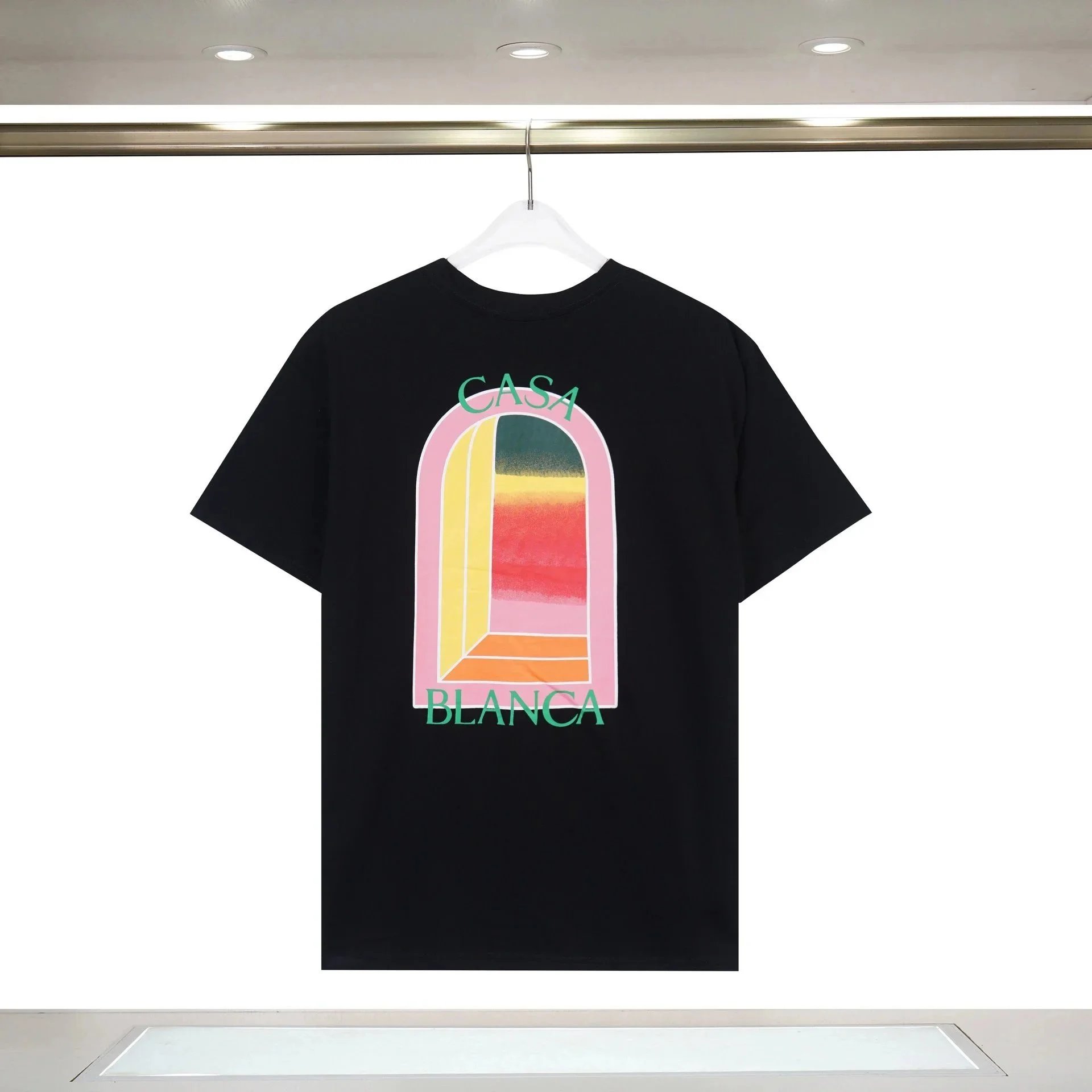 Casa Looking at the Beauty of the World Graphic T-Shirt Black - 6