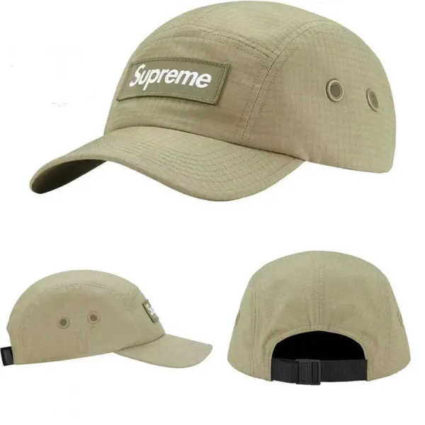 Supreme Five-Panel Cap Beige Hats - 1