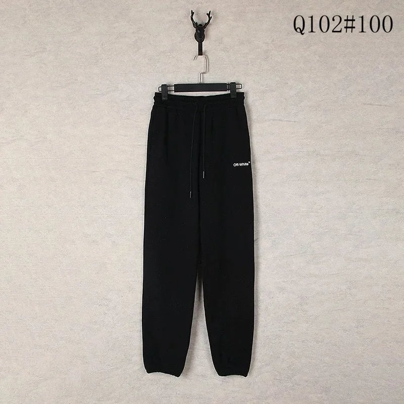 Off-White Diagonal Arrow Print Black Sweatpants - 11