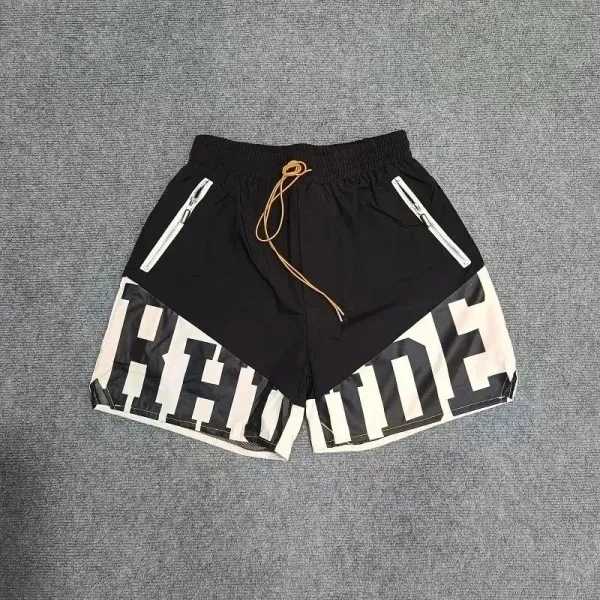 Off-White Diagonal Logo Shorts Black/White - 1