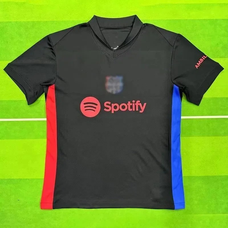 FC Barcelona x Spotify Training Jersey Black/Red/Blue - 1