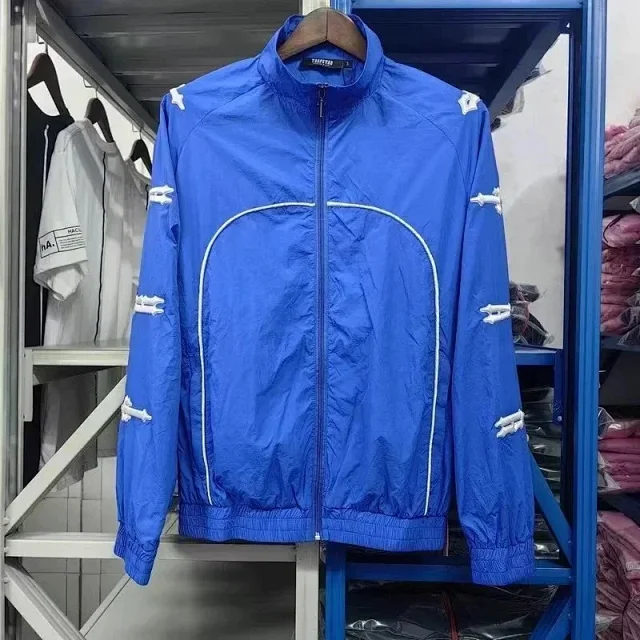 Unbranded Jackets Zip-Front Track Jacket with Contrast Piping product detail image 3