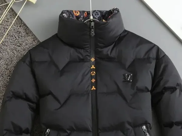 Louis Vuitton Monogram Down Jacket Black - 4