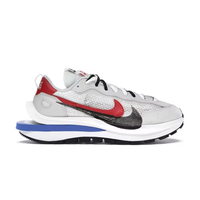 Nike x Sacai VaporWaffle White Red Blue Sneakers - 2