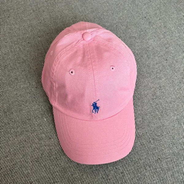 Ralph Lauren Polo Pony Classic Baseball Cap Pink - 1