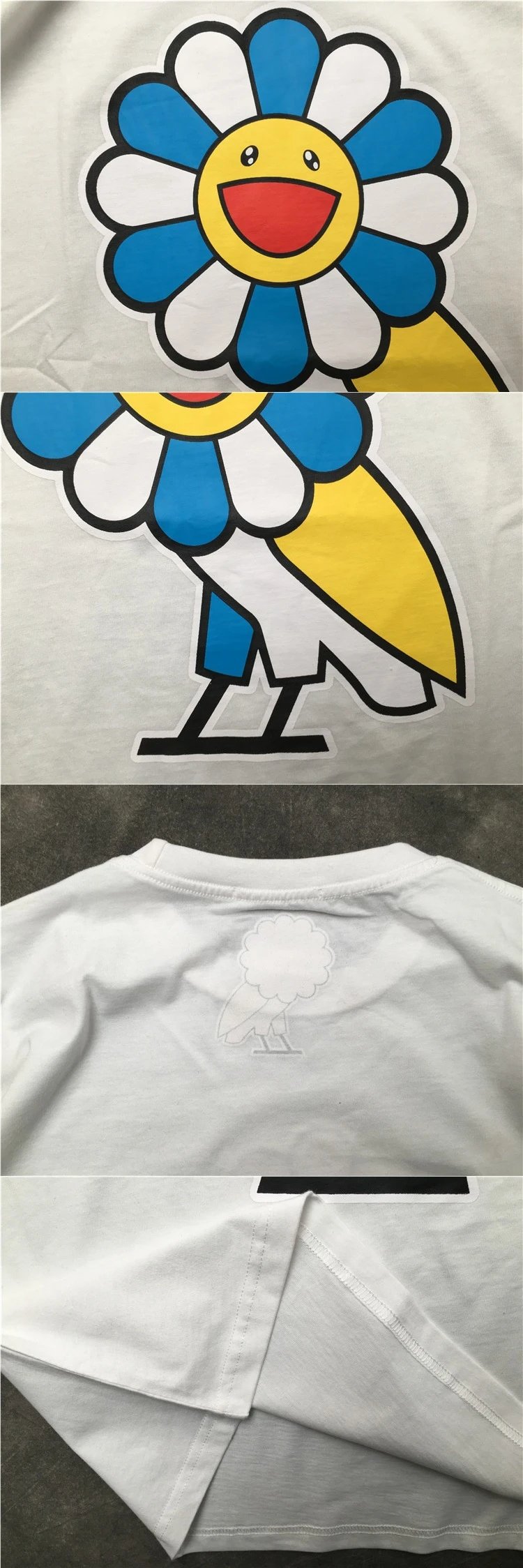 NPH x Takashi Murakami Flower Bird White T-Shirt - 2