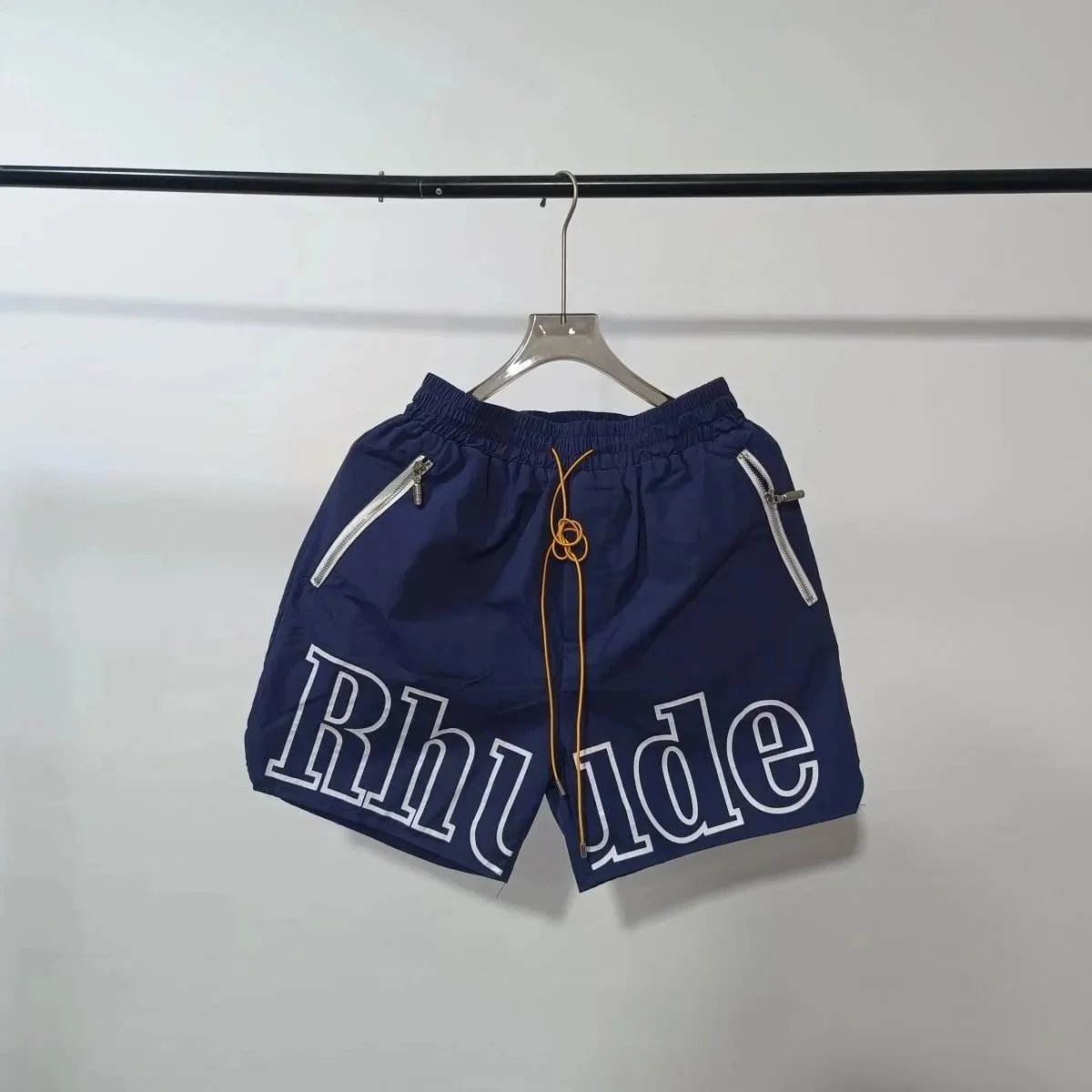 Rhude x Automobili Lamborghini Embroidered Logo Shorts Green - 11