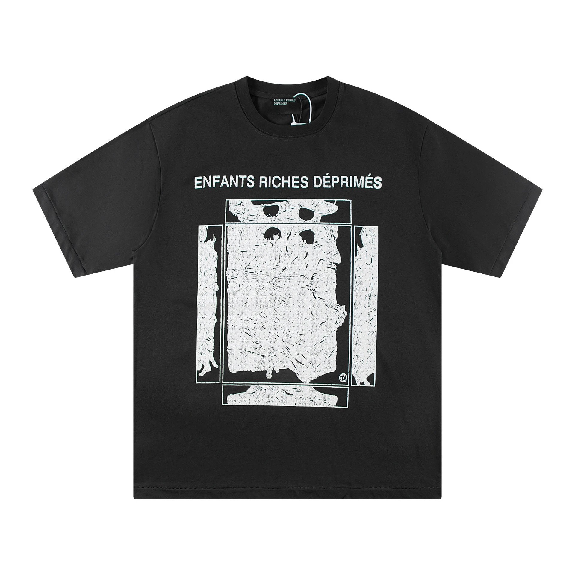 GRA Ideology Materialised Black Graphic T-Shirt - 14