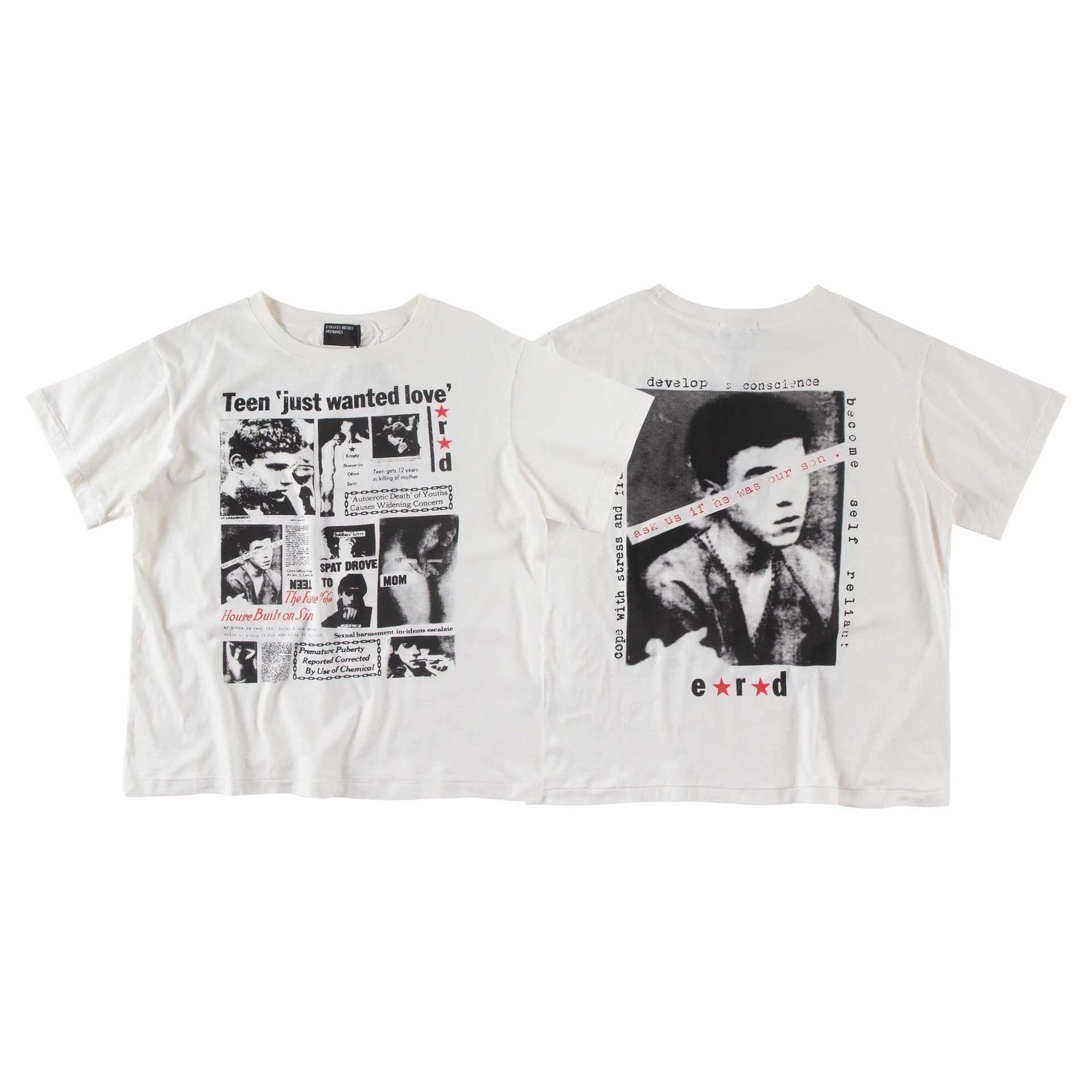 GRA Ideology Materialised Black Graphic T-Shirt - 38