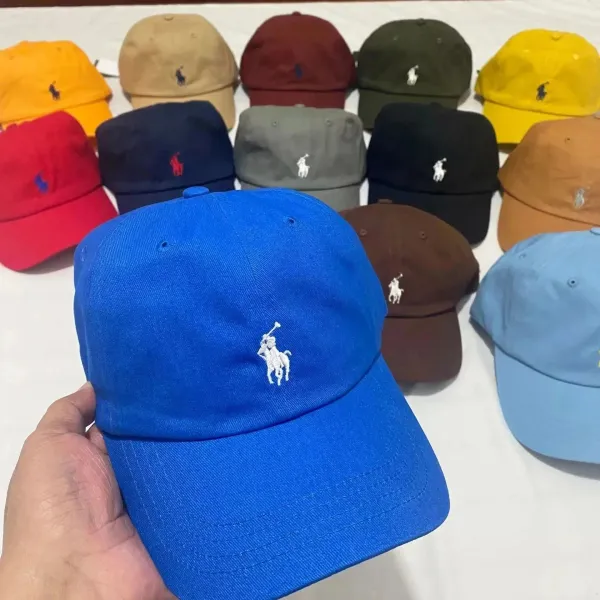 Ralph Lauren Polo Player Embroidered Baseball Cap Navy - 3
