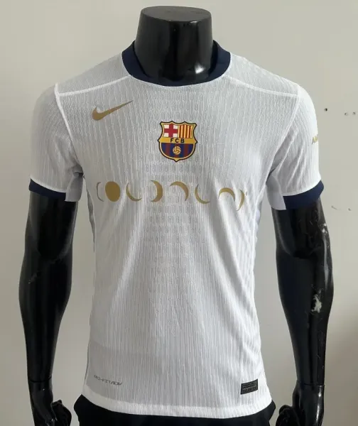 Nike FC Barcelona 2024-25 Third Jersey White Gold - 1
