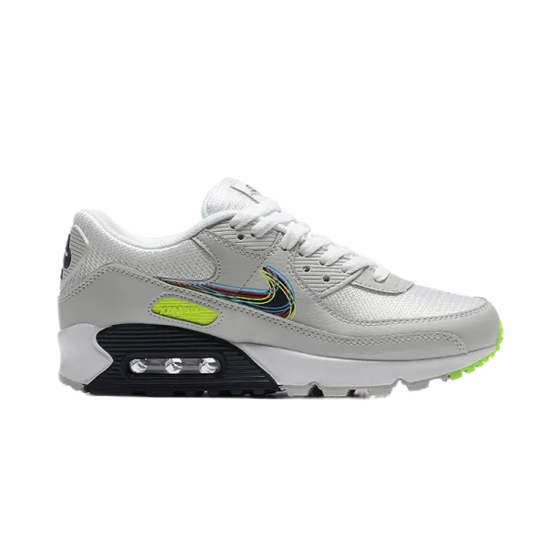 Nike Air Max 90 Light Aqua Gray Sneakers - 2