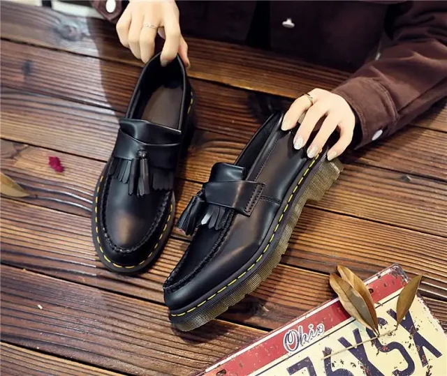 Unbranded Leather Shoes Tassel Loafers with Lug Sole product detail image 11