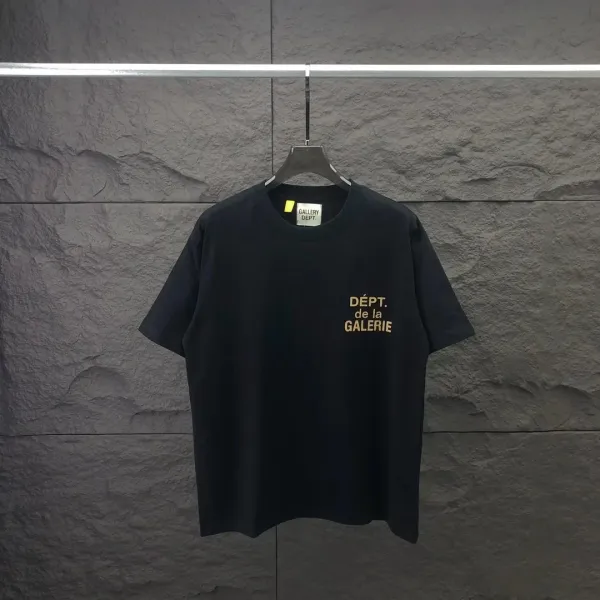 Gallery Dept. Logo Print Lime Green T-Shirt - 11