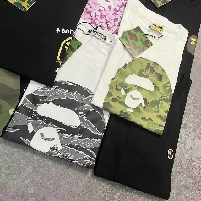 A BATHING APE T-Shirts Short-Sleeve Graphic and Camouflage Logo product detail image 11