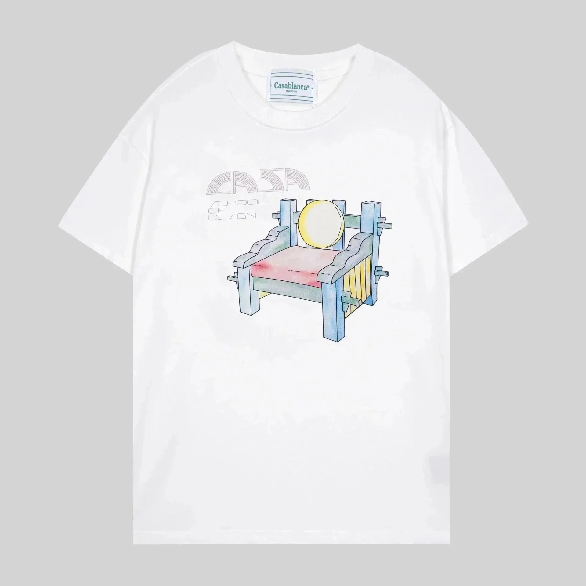 Alexander McQueen Brushstroke Logo White T-Shirt - 6