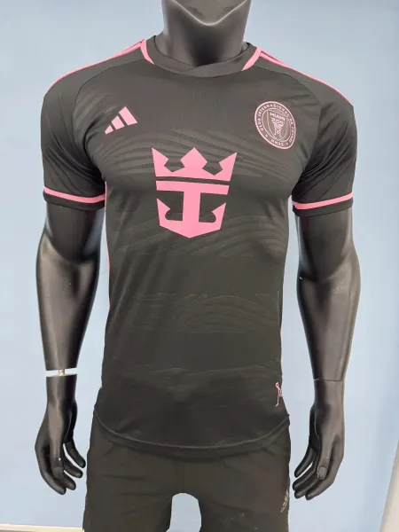 Adidas x Inter Miami CF Third Jersey Black Pink Jersey - 1