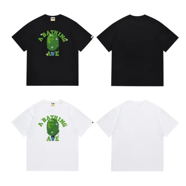 A Bathing Ape Big Ape Head Navy T-Shirt - 17