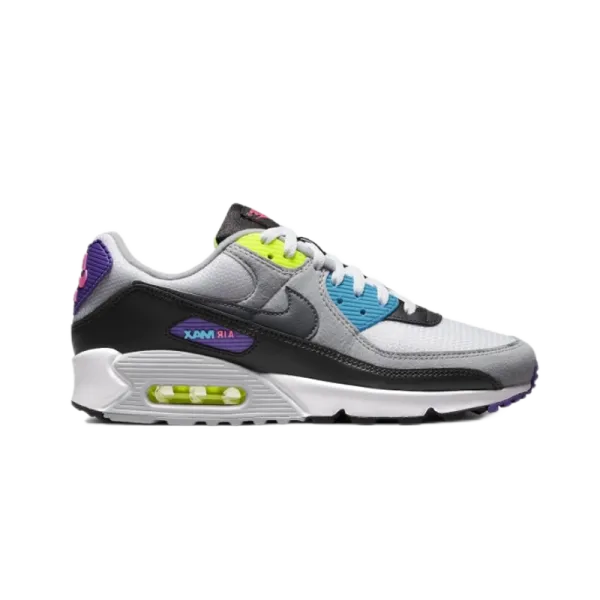 Nike Air Max 90 Gray Pink Sneakers - 3