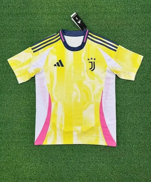 Adidas Juventus 2024-25 Third Jersey Yellow Pink - 1