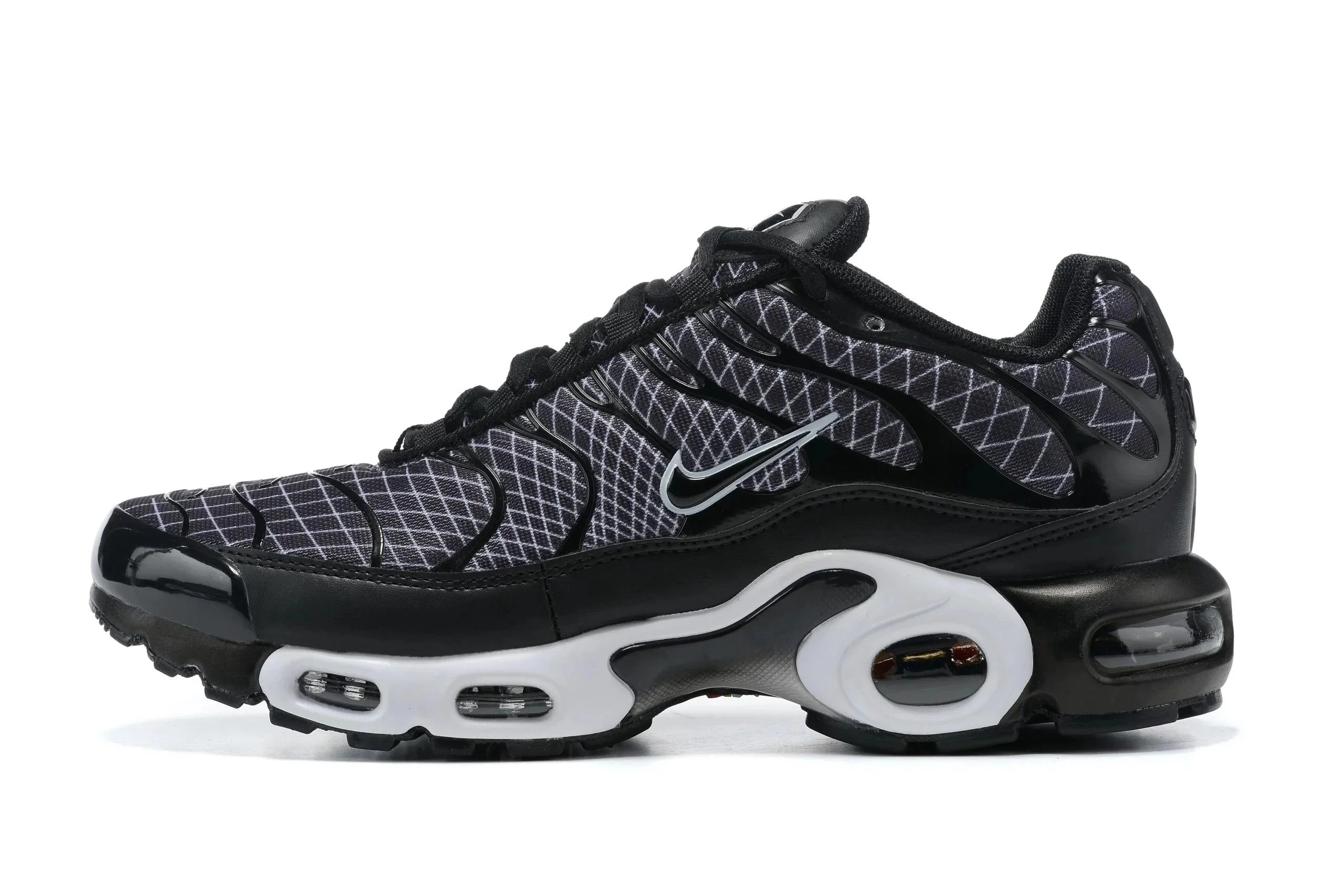 Nike Air Max Plus Silver Metallic Sneakers - 35