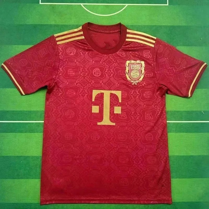 FC Bayern Munich 125th Anniversary Third Jersey Red/Gold - 1