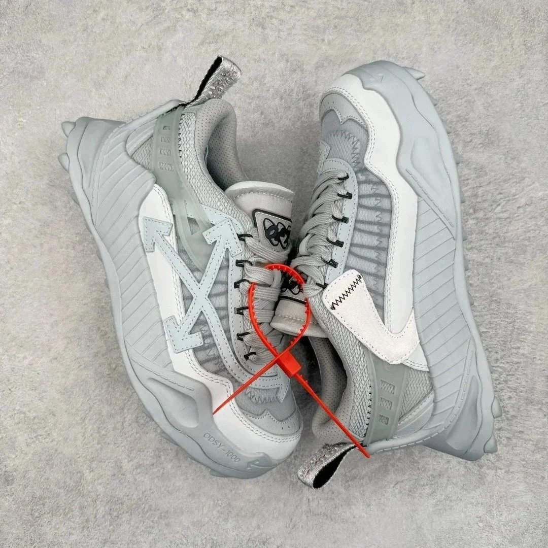 Off-White Diagonal Arrow Pink Chunky Sneakers - 10