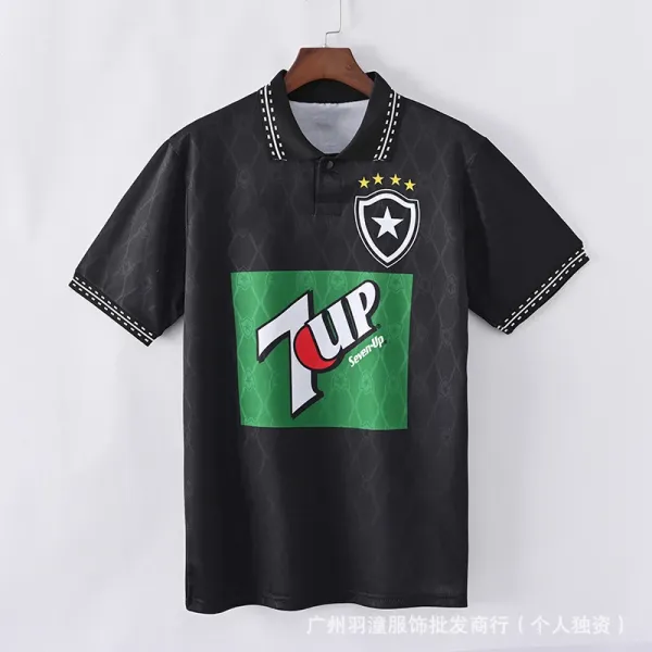 Botafogo x 7UP Vintage Soccer Jersey Black - 1