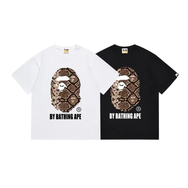 A Bathing Ape Big Ape Head Navy T-Shirt - 10