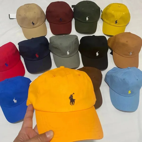 Ralph Lauren Polo Player Logo Dad Hat in Multiple Colors - 1