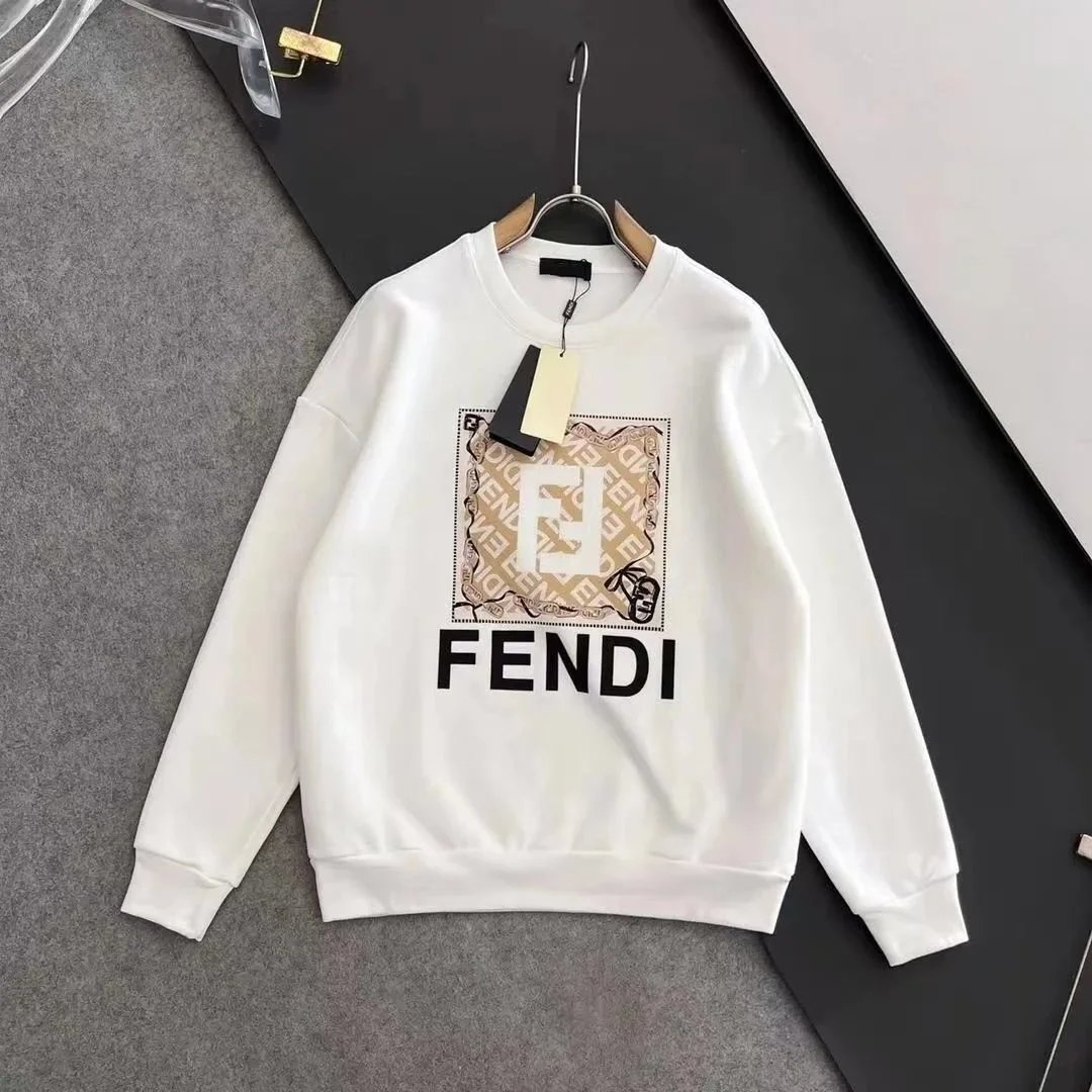 Fendi White Long Sleeve Sweatshirt