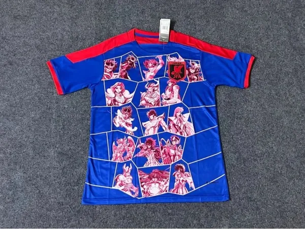 Japan Football Association x Saint Seiya Collab Jersey Blue/Red - 1