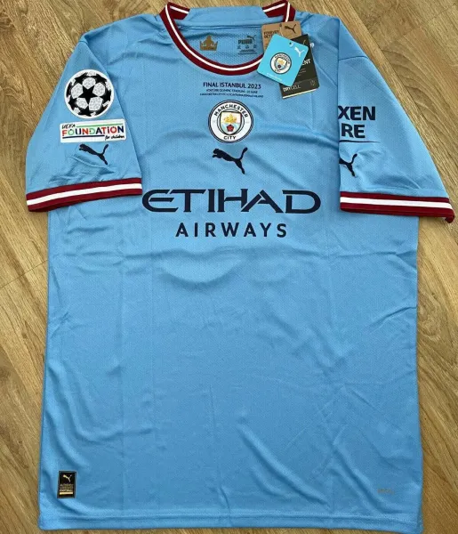 Nike Chelsea FC 2021 UEFA Champions League Final Jersey Blue - 13