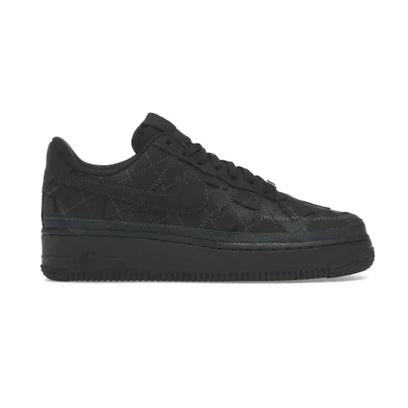 Nike Air Force 1 Low Quilted Black Sneakers - 1