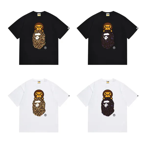 A Bathing Ape Big Ape Head Navy T-Shirt - 8