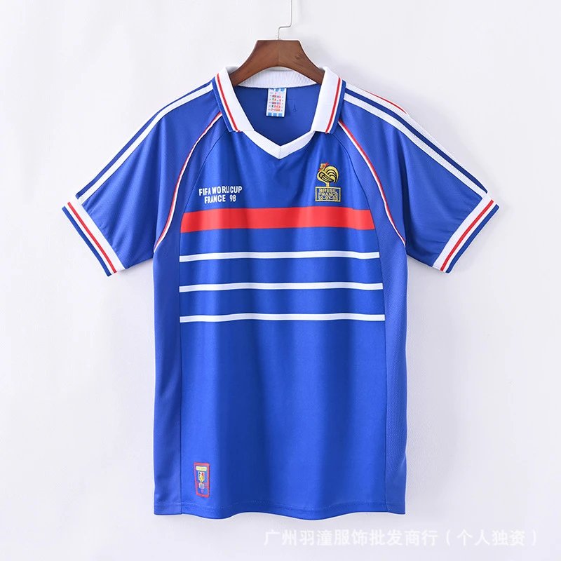 Spain National Team 1994 World Cup Away Jersey White/Red/Orange Polo - 30