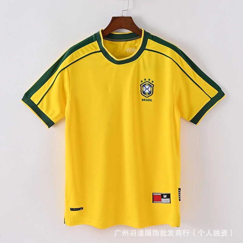 Spain National Team 1994 World Cup Away Jersey White/Red/Orange Polo - 40