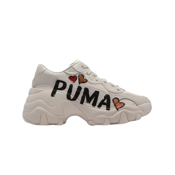 Puma Cali Heart White Chunky Sneakers - 2